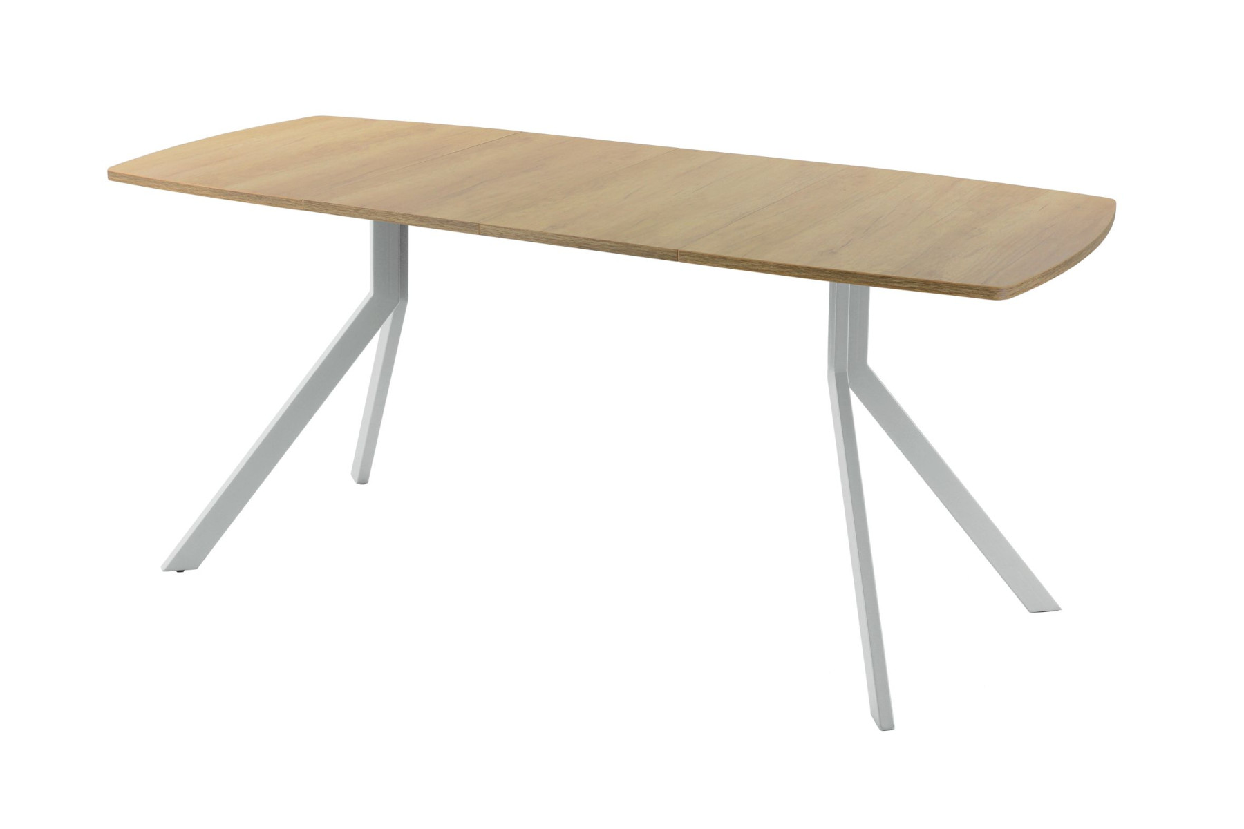 Обеденный стол AMC Elite (серии SLIM) / E18(1200) D6 (серебро/Дуб Небраска Натуральный)