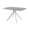 Обеденный стол AMC Elite (серии SLIM) / E18(1100) D6 (серебро/Бетон Чикаго светло-серый)