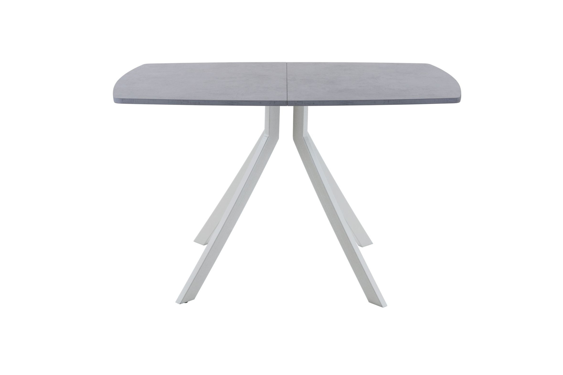 Обеденный стол AMC Elite (серии SLIM) / E18(1100) D6 (серебро/Бетон Чикаго светло-серый)