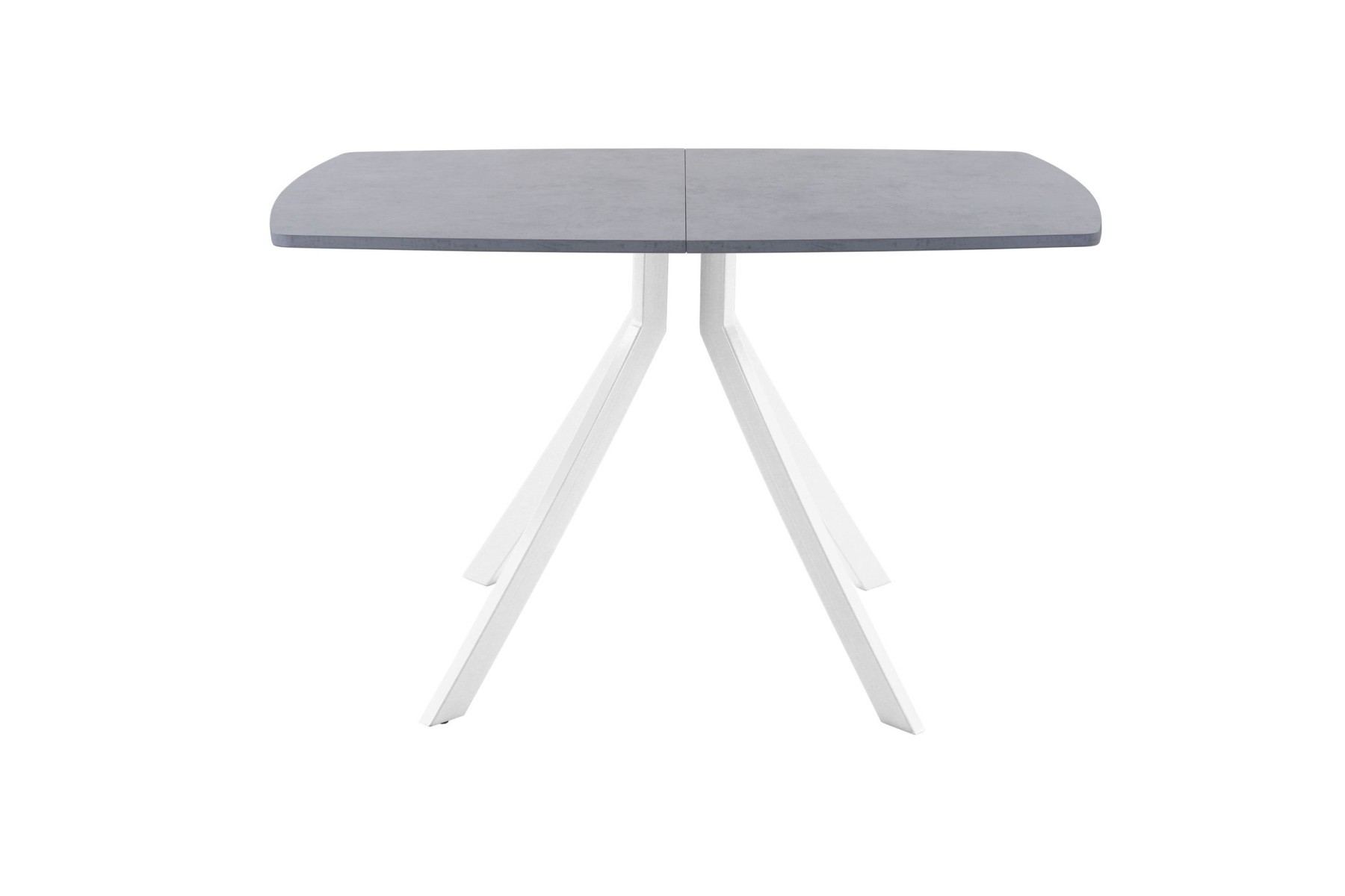 Обеденный стол AMC Elite (серии SLIM) / E18(1200) D6 (белый/Бетон Чикаго светло-серый)