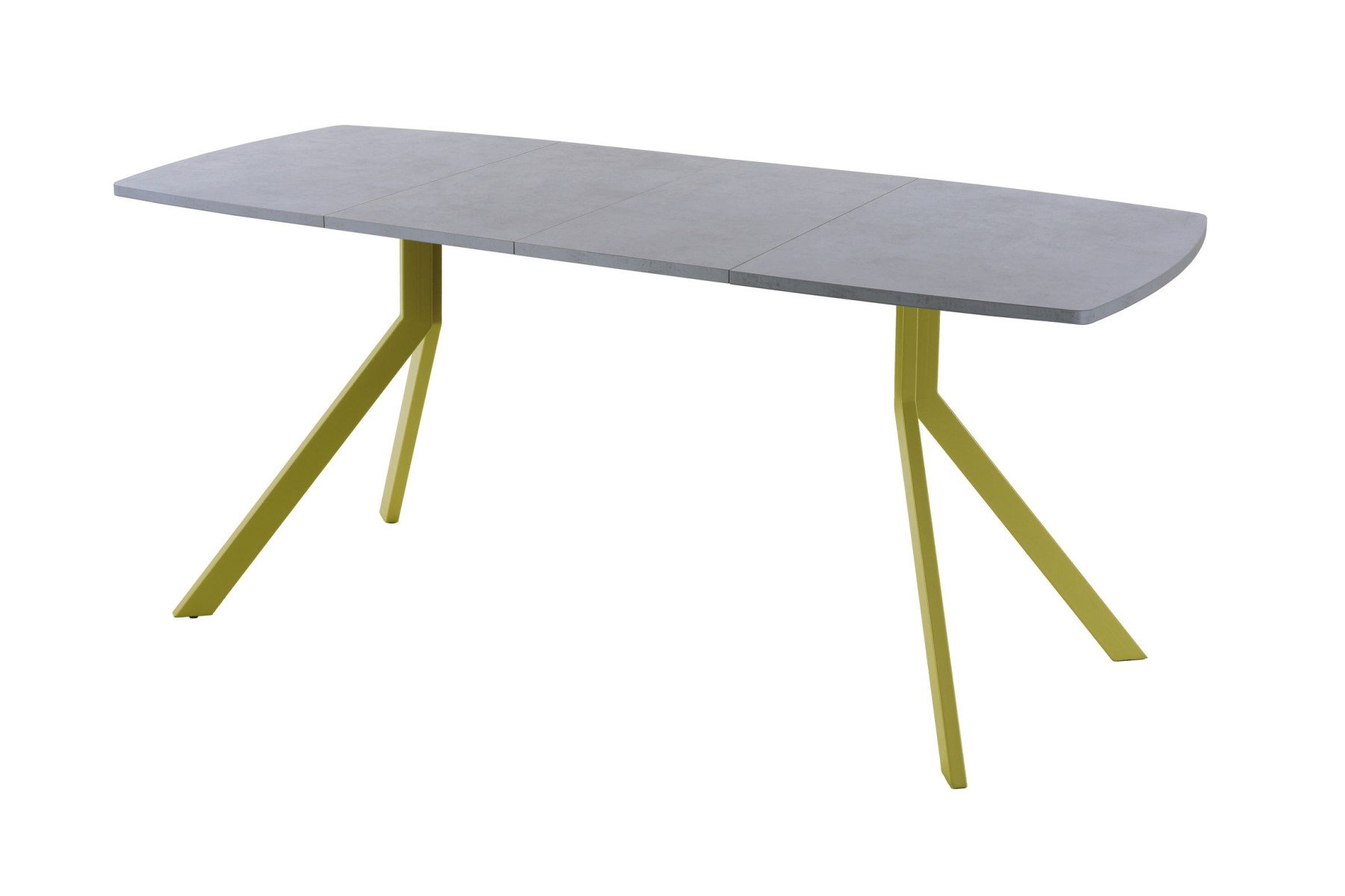 Обеденный стол AMC Elite (серии SLIM) / E18(1200) D6 (золото/Бетон Чикаго светло-серый)