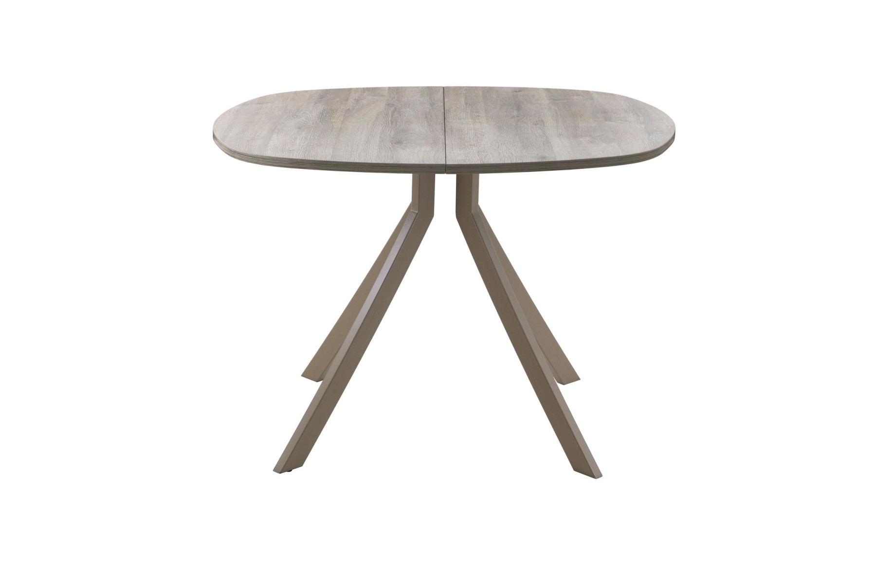 Обеденный стол AMC Elite (серии SLIM) / E18(900) D7 (капучино/Дуб Уайт-Ривер песочно-бежевый)