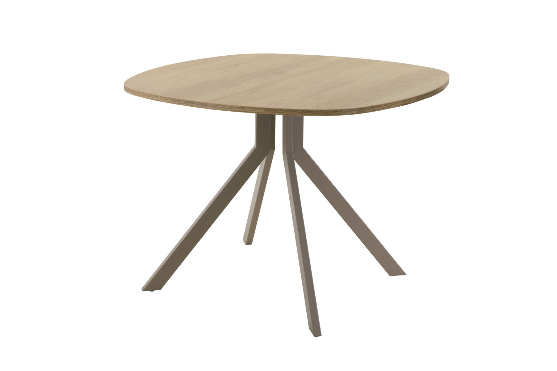 Обеденный стол AMC Elite (серии SLIM) / E18(800) D7 (капучино/Дуб Небраска Натуральный)