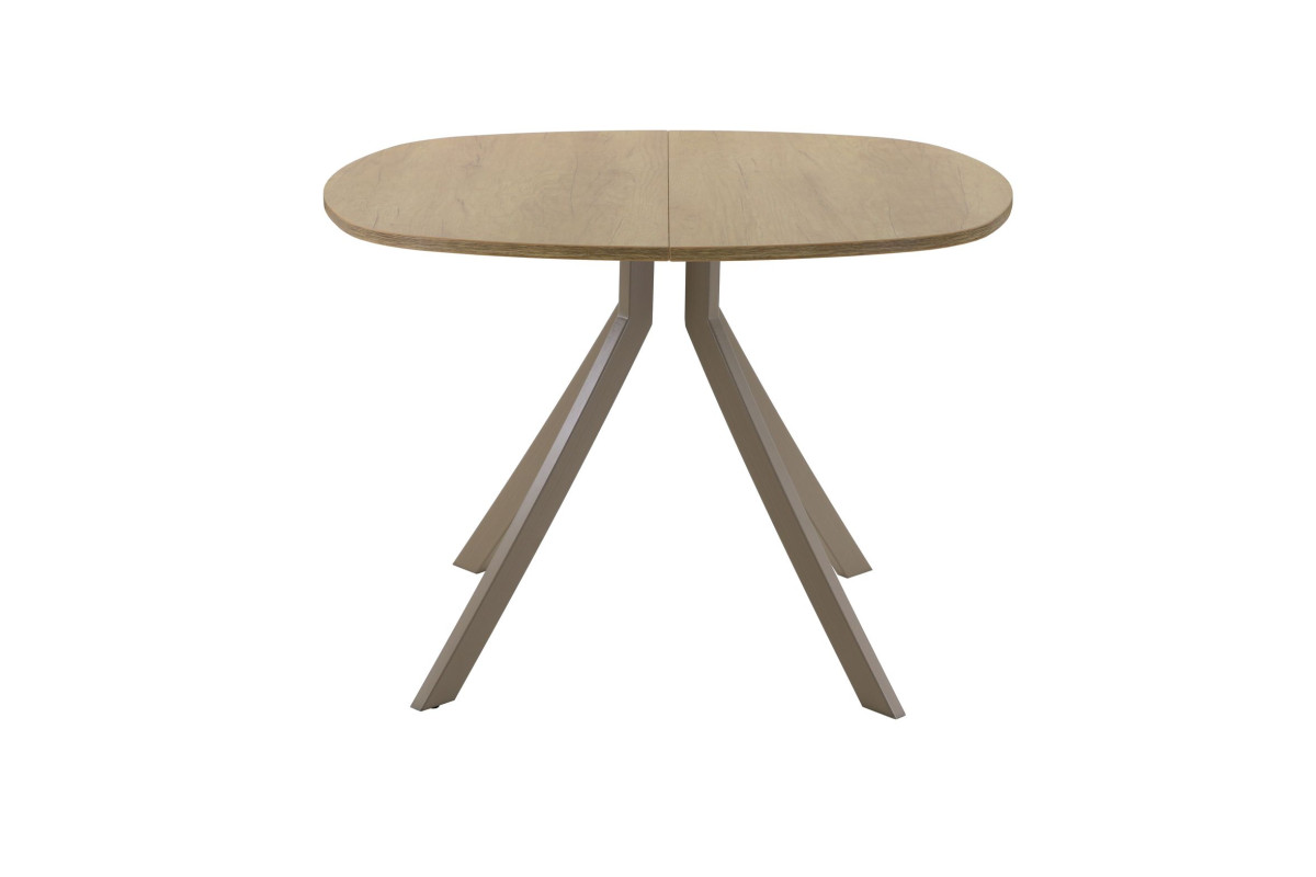 Обеденный стол AMC Elite (серии SLIM) / E18(800) D7 (капучино/Дуб Небраска Натуральный)