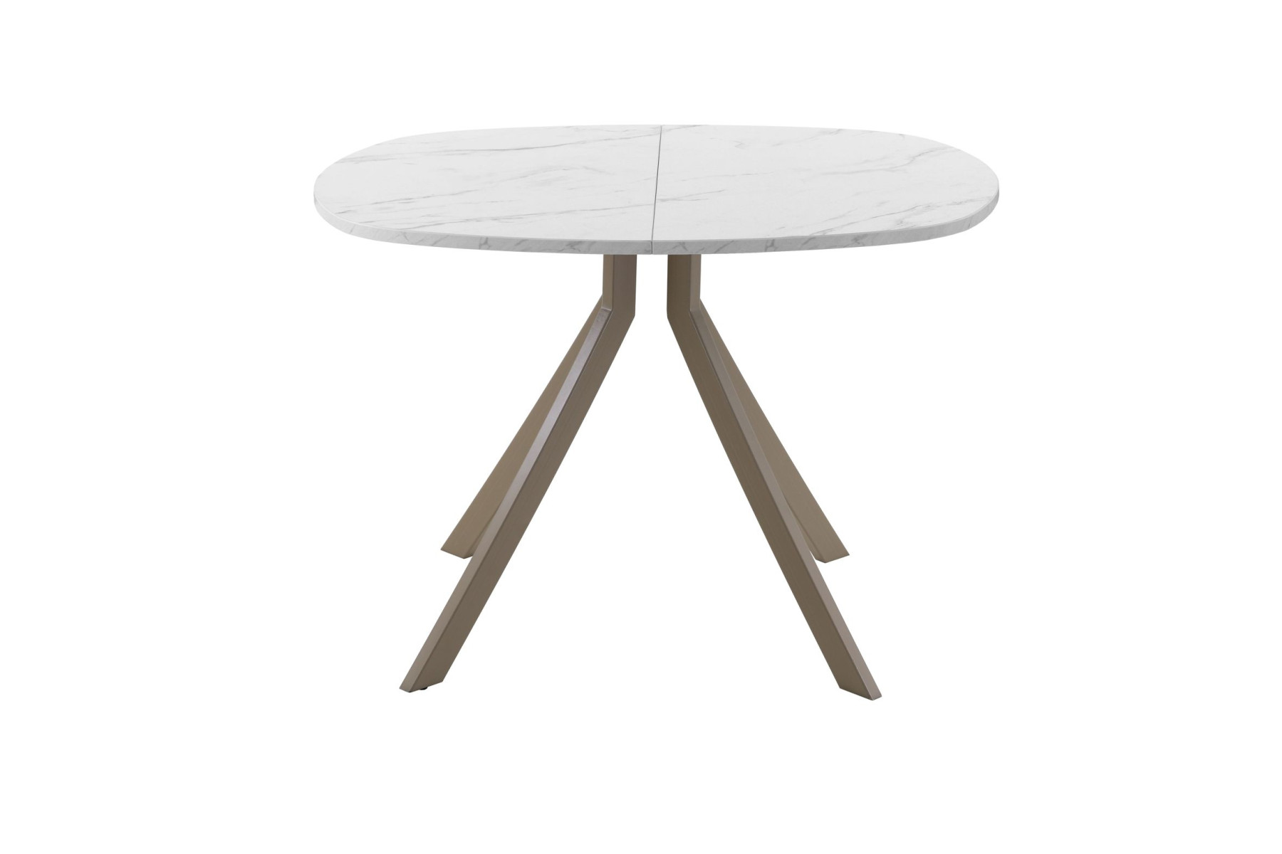 Обеденный стол AMC Elite (серии SLIM) / E18(800) D7 (капучино/Мрамор Кристалл)