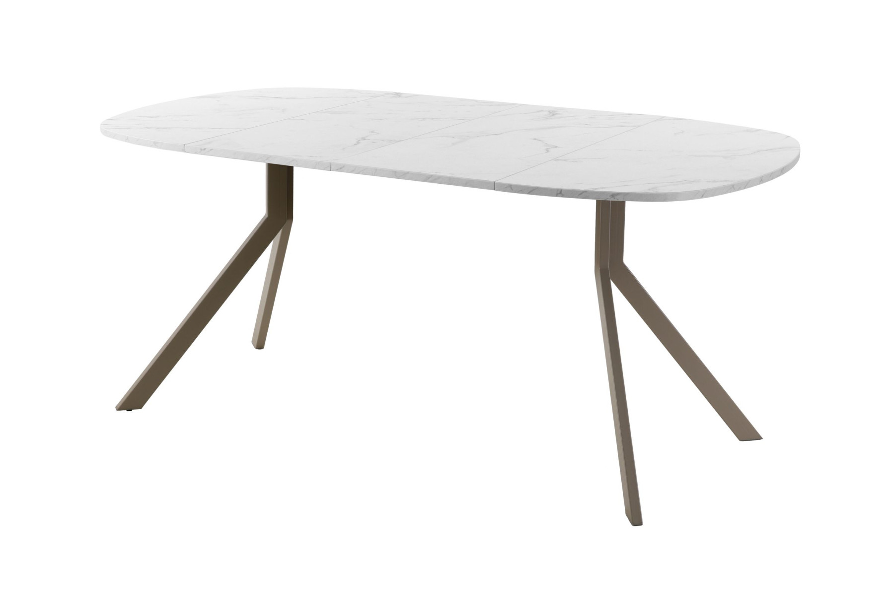 Обеденный стол AMC Elite (серии SLIM) / E18(800) D7 (капучино/Мрамор Кристалл)