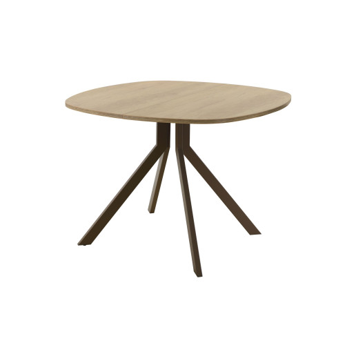 Обеденный стол AMC Elite (серии SLIM) / E18(900) D7 (коричневый/Дуб Небраска Натуральный)