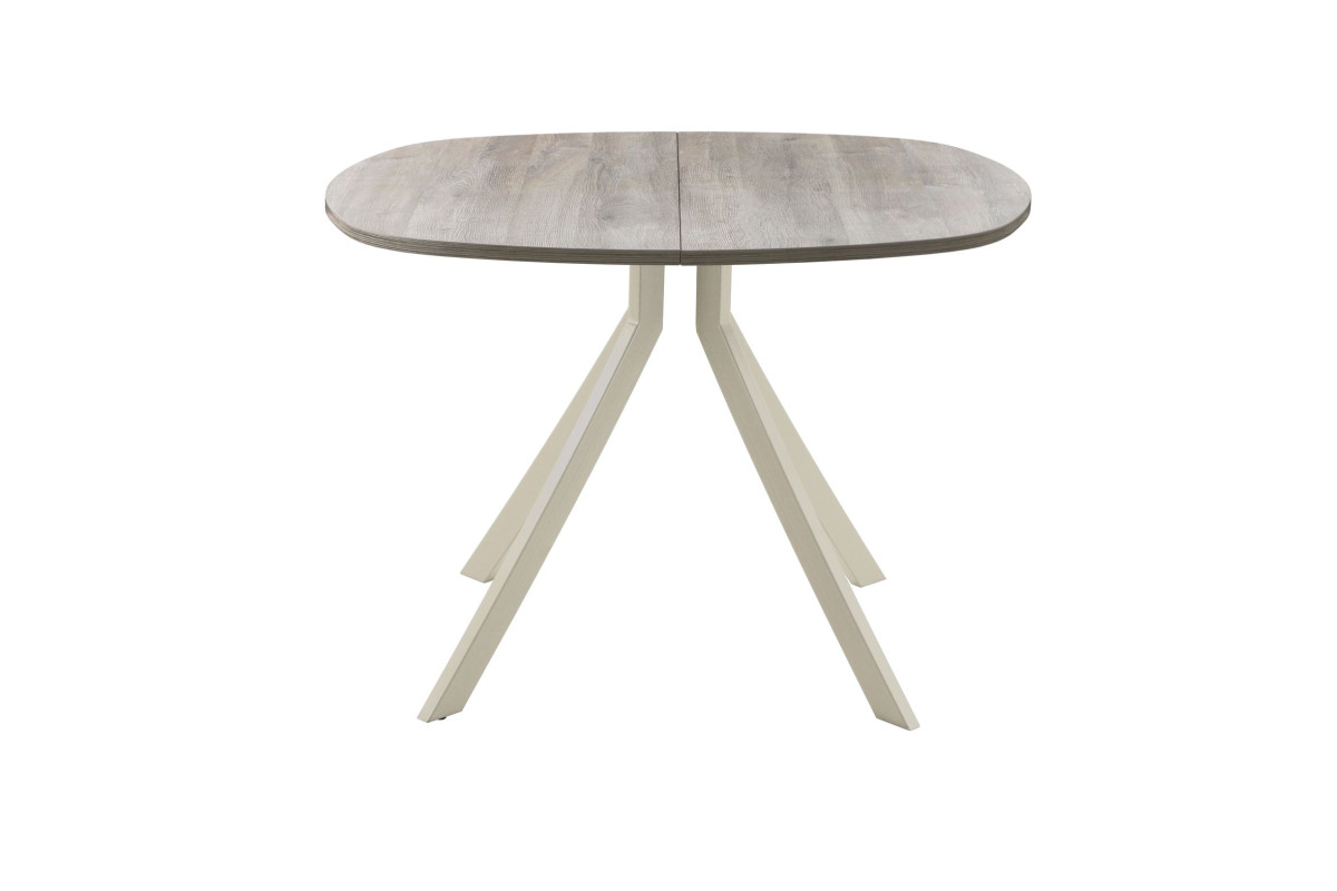 Обеденный стол AMC Elite (серии SLIM) / E18(900) D7 (бежевый/Дуб Уайт-Ривер песочно-бежевый)