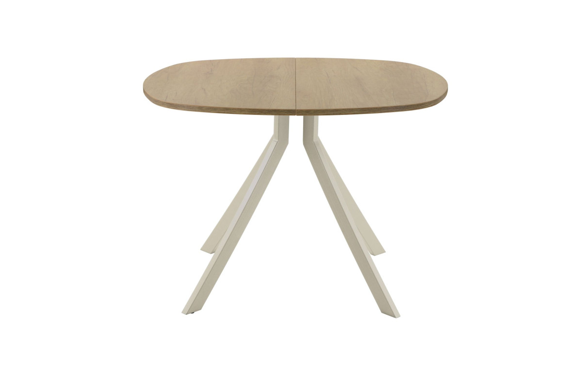 Обеденный стол AMC Elite (серии SLIM) / E18(900) D7 (бежевый/Дуб Небраска Натуральный)