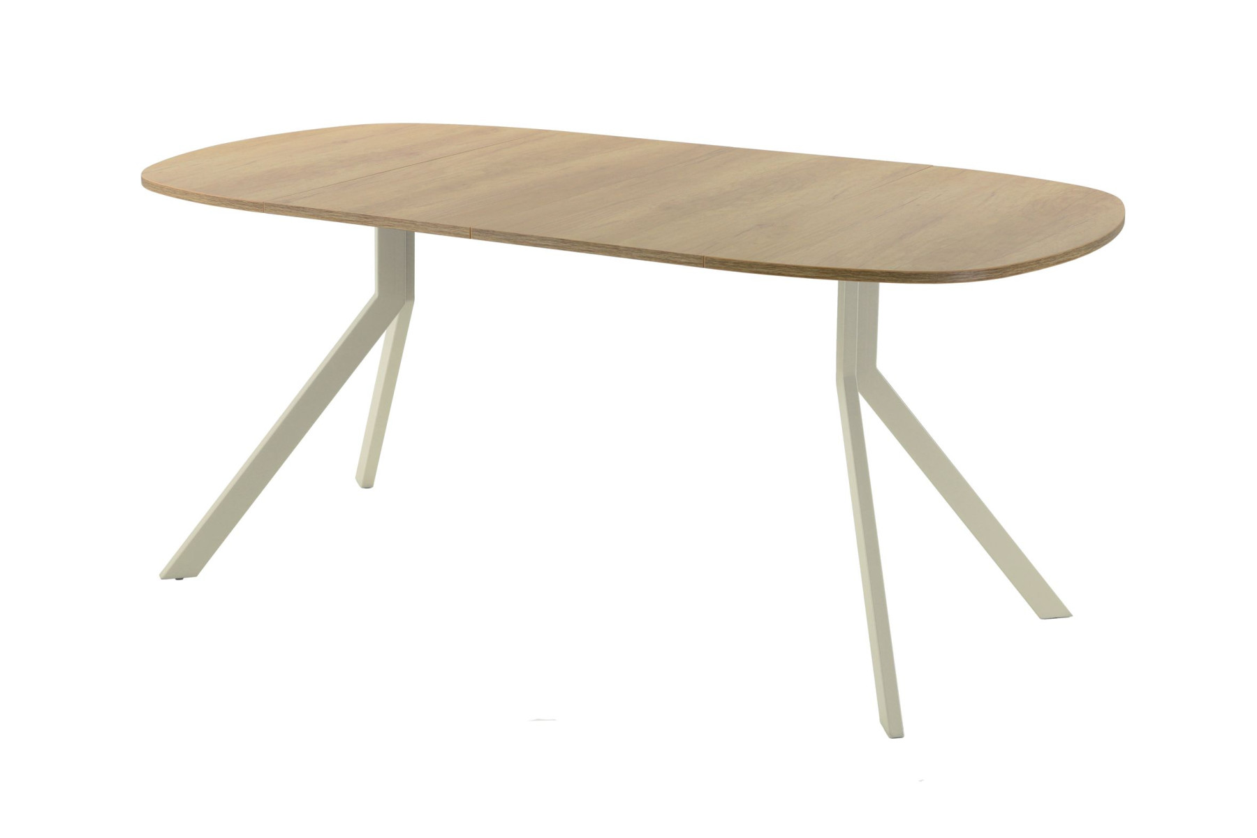 Обеденный стол AMC Elite (серии SLIM) / E18(800) D7 (бежевый/Дуб Небраска Натуральный)