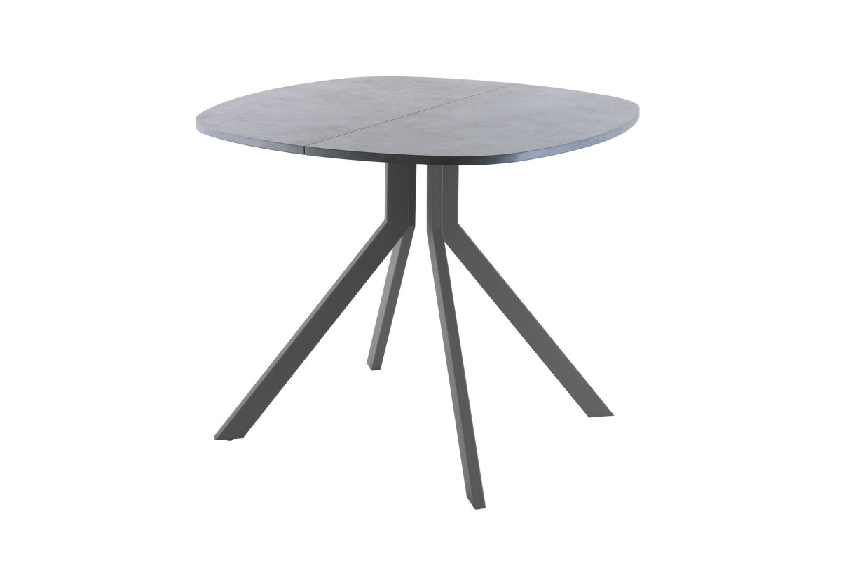 Обеденный стол AMC Elite (серии SLIM) / E18(900) D7 (графит/Бетон Чикаго светло-серый)