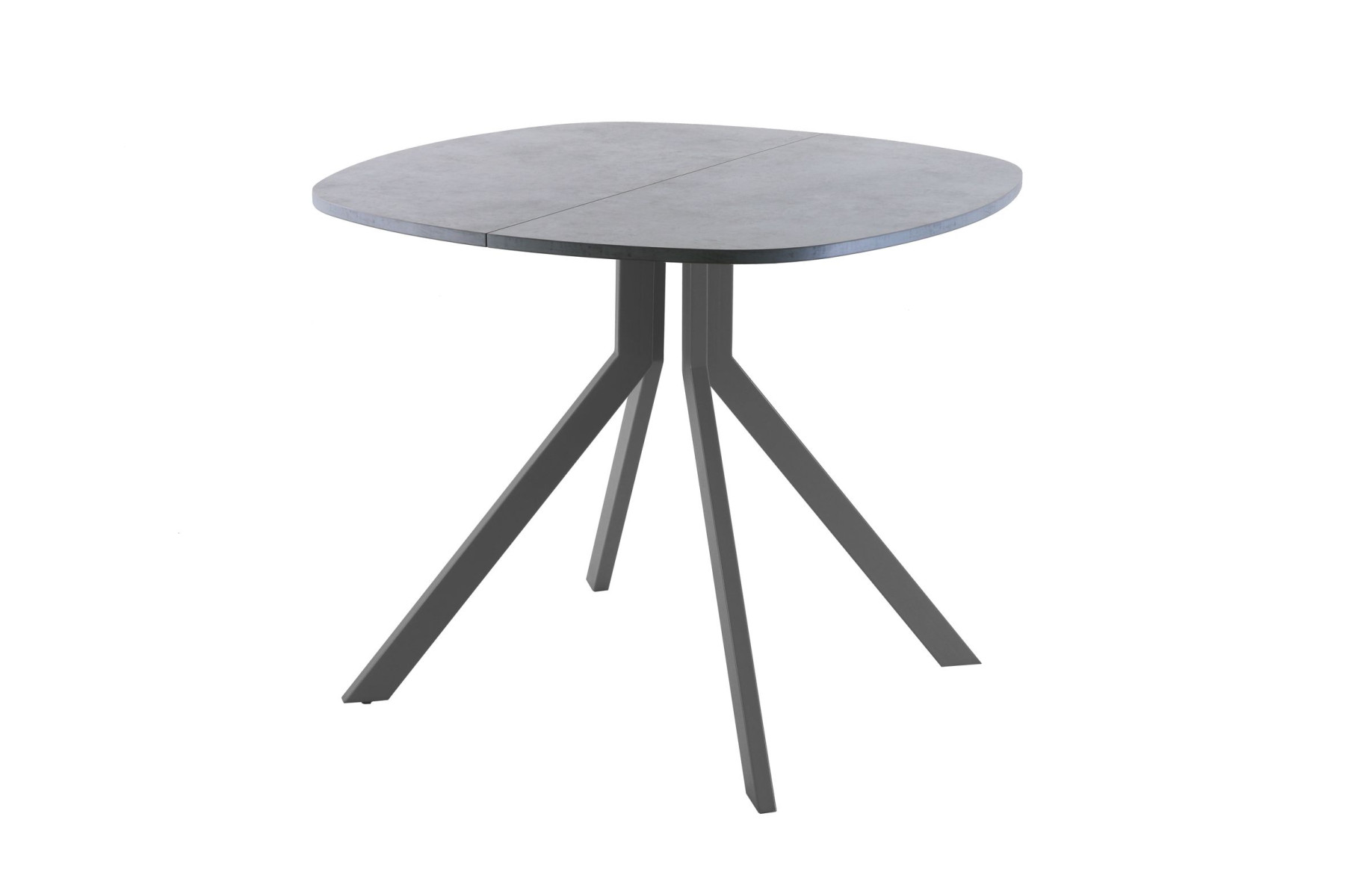 Обеденный стол AMC Elite (серии SLIM) / E18(900) D7 (графит/Бетон Чикаго светло-серый)