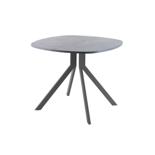 Обеденный стол AMC Elite (серии SLIM) / E18(900) D7 (графит/Бетон Чикаго светло-серый)