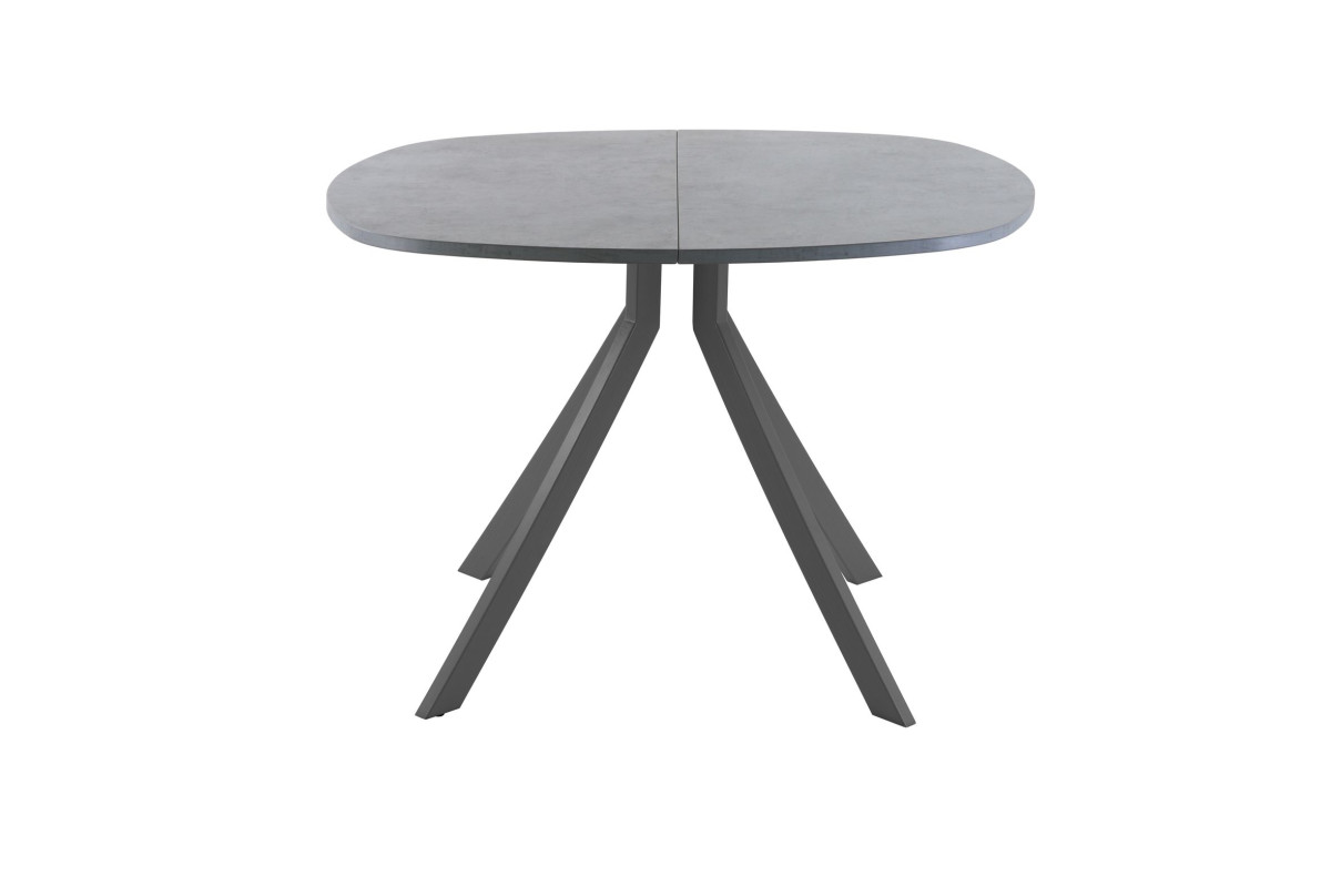 Обеденный стол AMC Elite (серии SLIM) / E18(900) D7 (графит/Бетон Чикаго светло-серый)