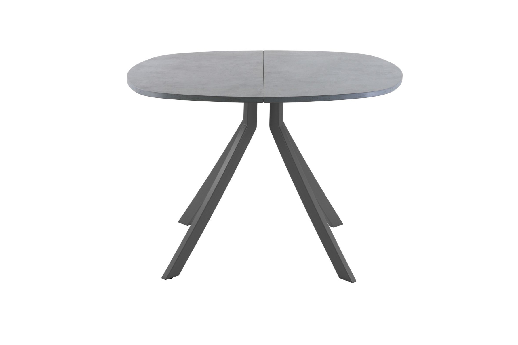 Обеденный стол AMC Elite (серии SLIM) / E18(900) D7 (графит/Бетон Чикаго светло-серый)