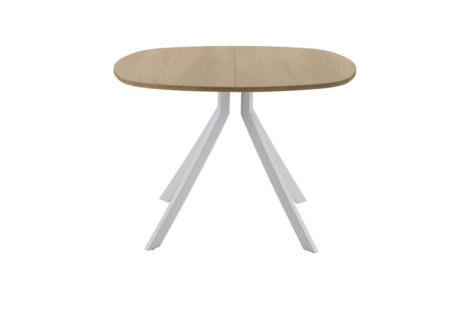 Обеденный стол AMC Elite (серии SLIM) / E18(900) D7 (серебро/Дуб Небраска Натуральный)