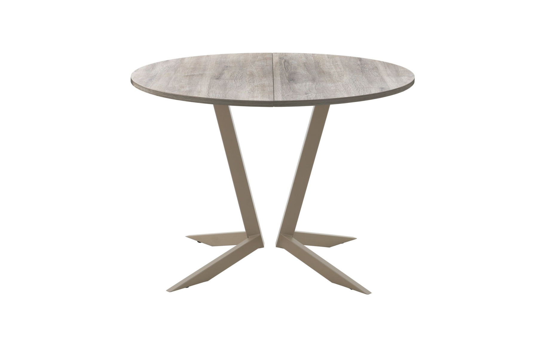 Обеденный стол AMC Elite (серии SLIM) / E19(900) D1 (капучино/Дуб Уайт-Ривер песочно-бежевый)