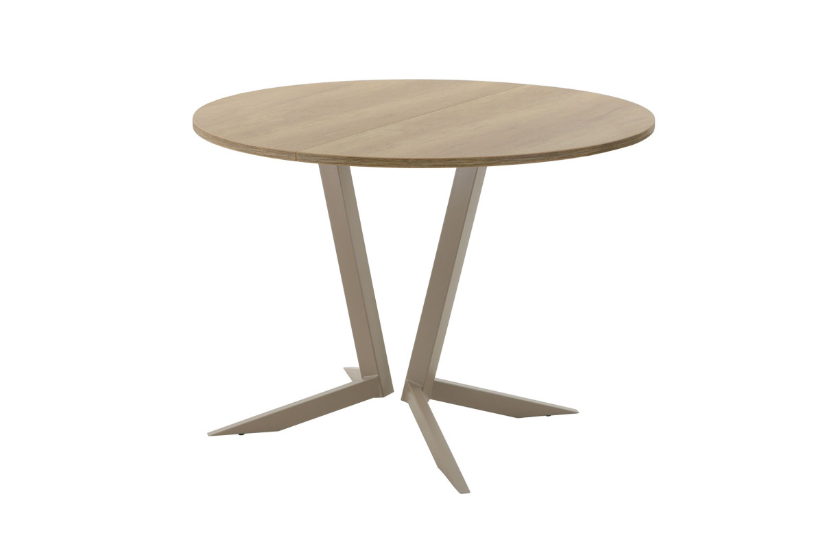 Обеденный стол AMC Elite (серии SLIM) / E19(900) D1 (капучино/Дуб Небраска Натуральный)