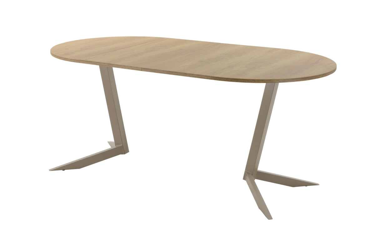 Обеденный стол AMC Elite (серии SLIM) / E19(900) D1 (капучино/Дуб Небраска Натуральный)