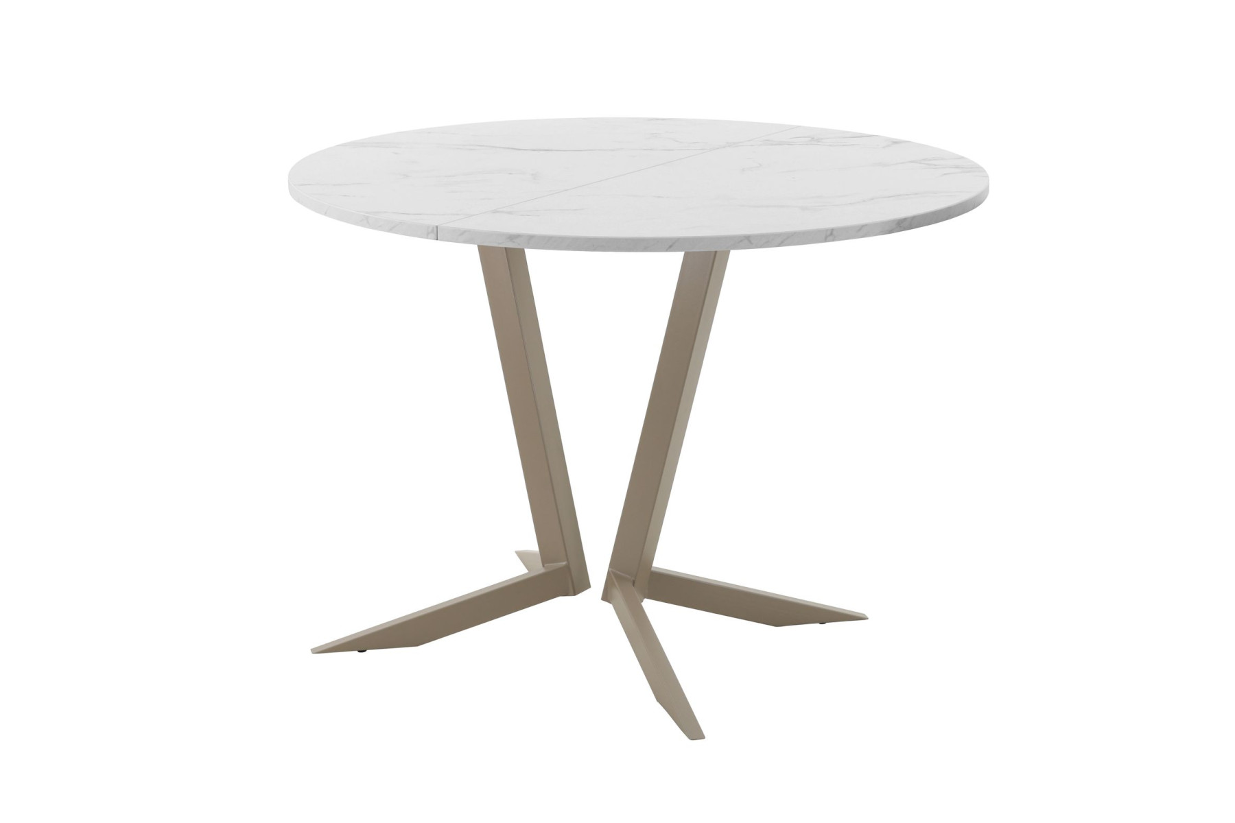 Обеденный стол AMC Elite (серии SLIM) / E19(800) D1 (капучино/Мрамор Кристалл)