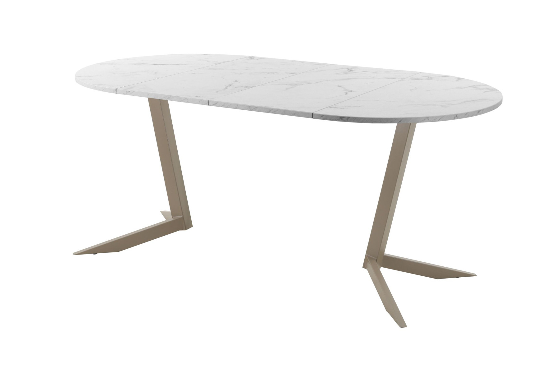Обеденный стол AMC Elite (серии SLIM) / E19(800) D1 (капучино/Мрамор Кристалл)