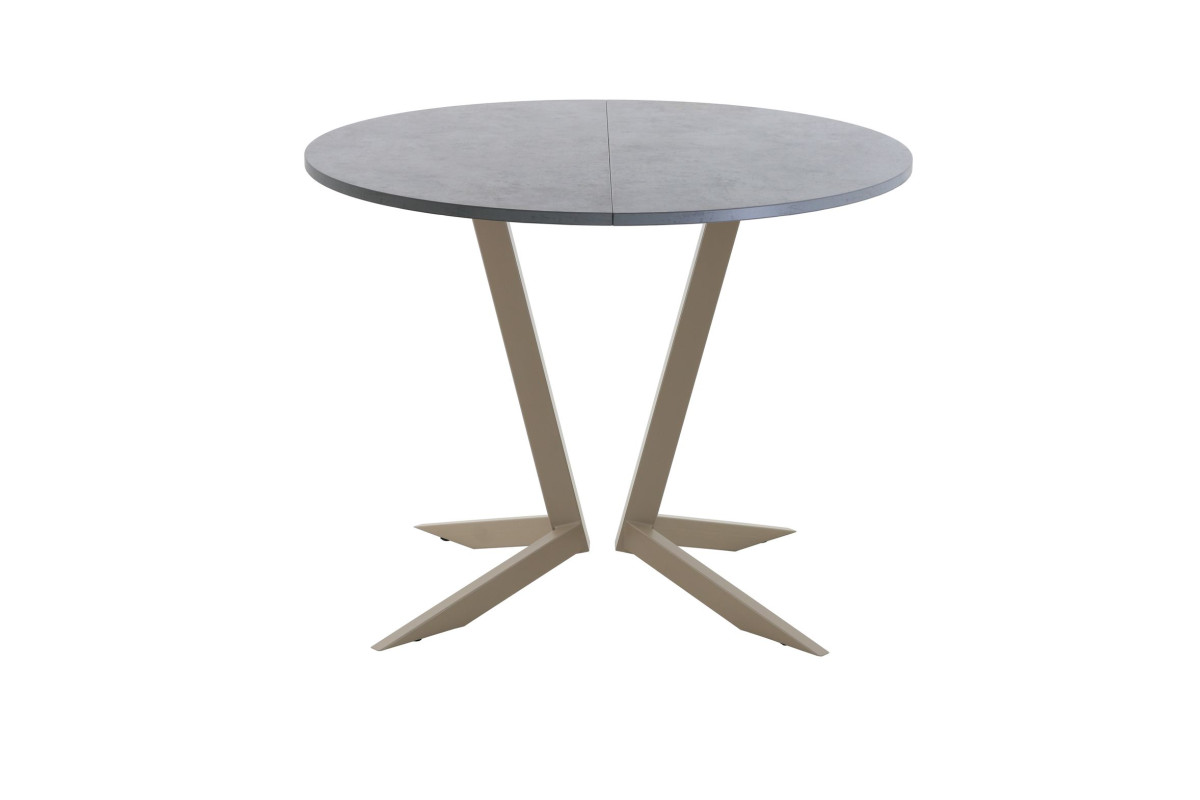 Обеденный стол AMC Elite (серии SLIM) / E19(900) D1 (капучино/Бетон Чикаго светло-серый)