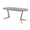 Обеденный стол AMC Elite (серии SLIM) / E19(900) D1 (капучино/Бетон Чикаго светло-серый)