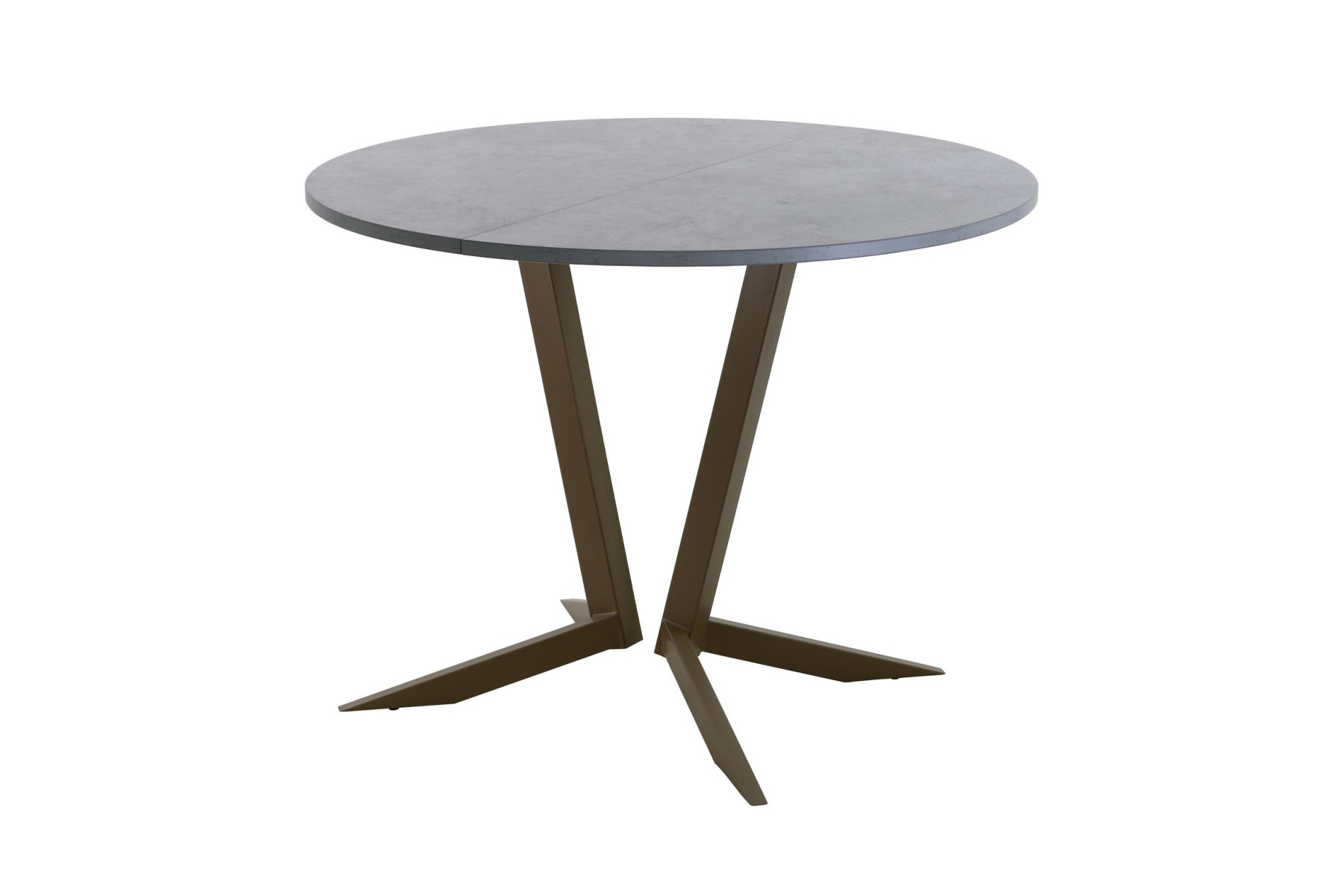 Обеденный стол AMC Elite (серии SLIM) / E19(800) D1 (коричневый/Бетон Чикаго светло-серый)