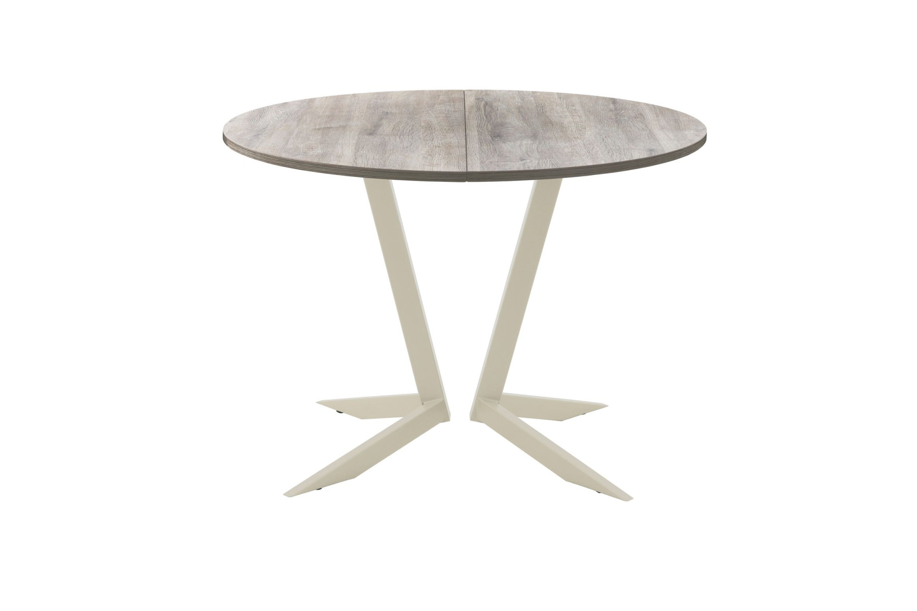 Обеденный стол AMC Elite (серии SLIM) / E19(800) D1 (бежевый/Дуб Уайт-Ривер песочно-бежевый)