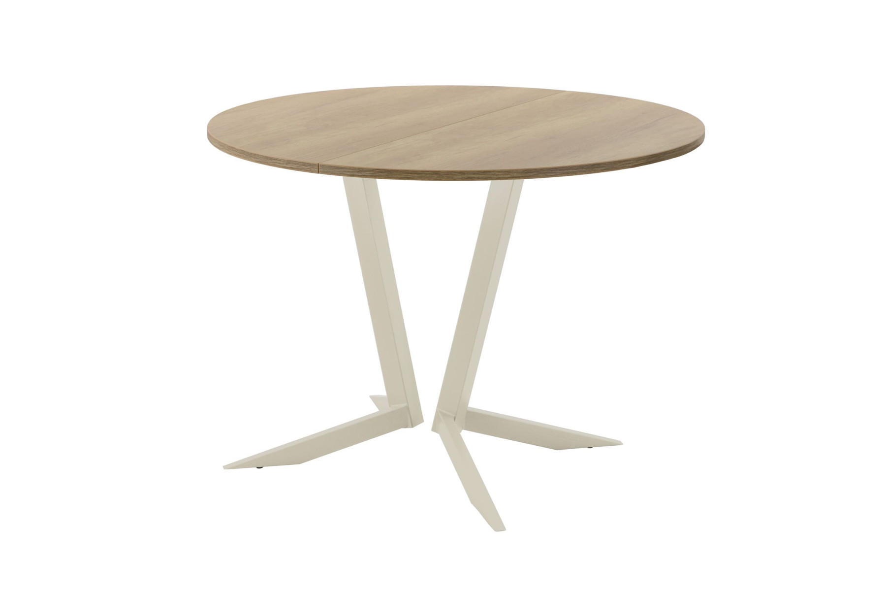 Обеденный стол AMC Elite (серии SLIM) / E19(800) D1 (бежевый/Дуб Небраска Натуральный)