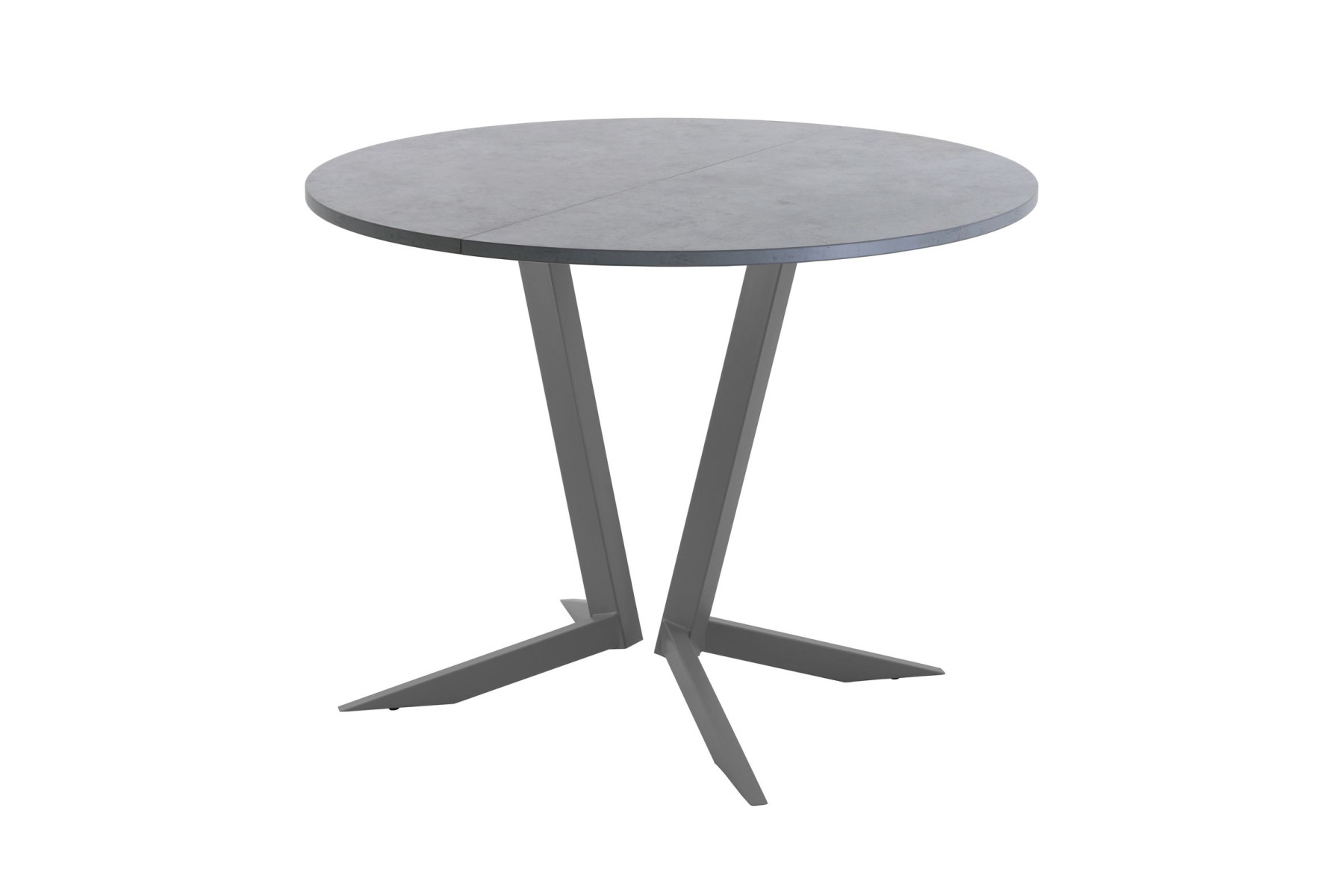 Обеденный стол AMC Elite (серии SLIM) / E19(900) D1 (графит/Бетон Чикаго светло-серый)