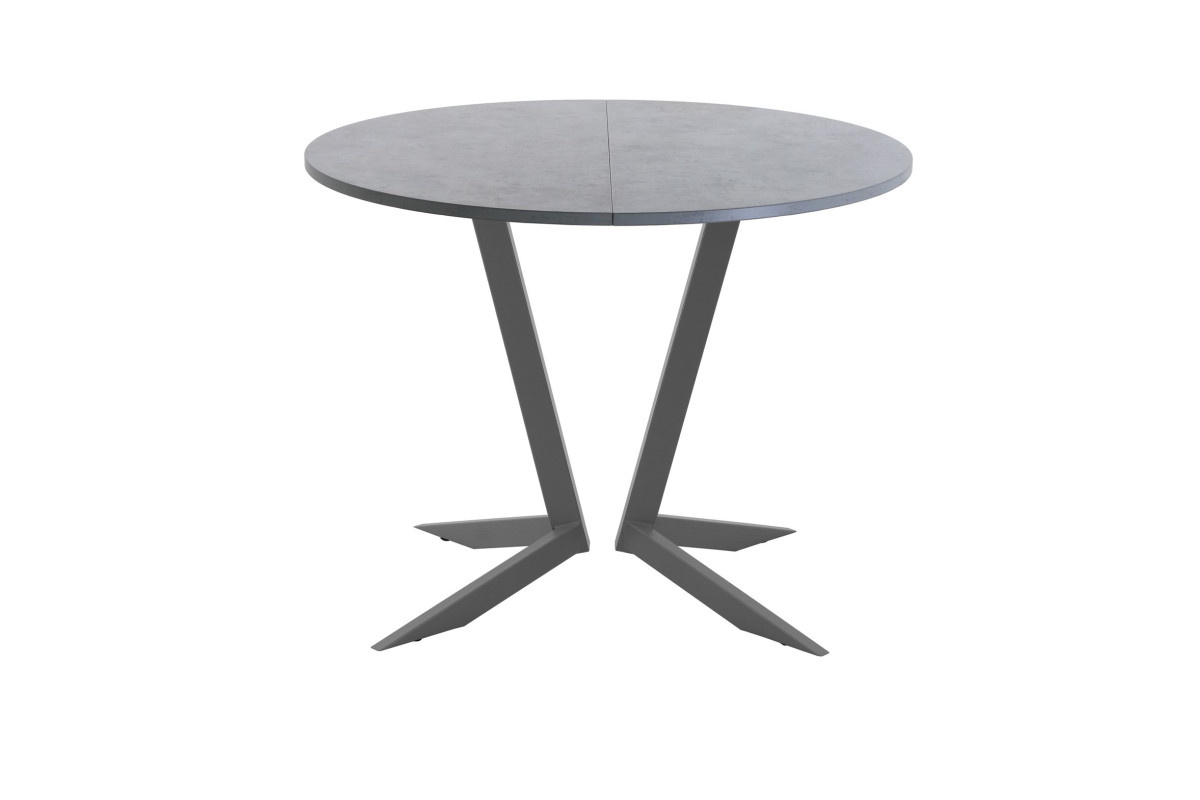 Обеденный стол AMC Elite (серии SLIM) / E19(900) D1 (графит/Бетон Чикаго светло-серый)