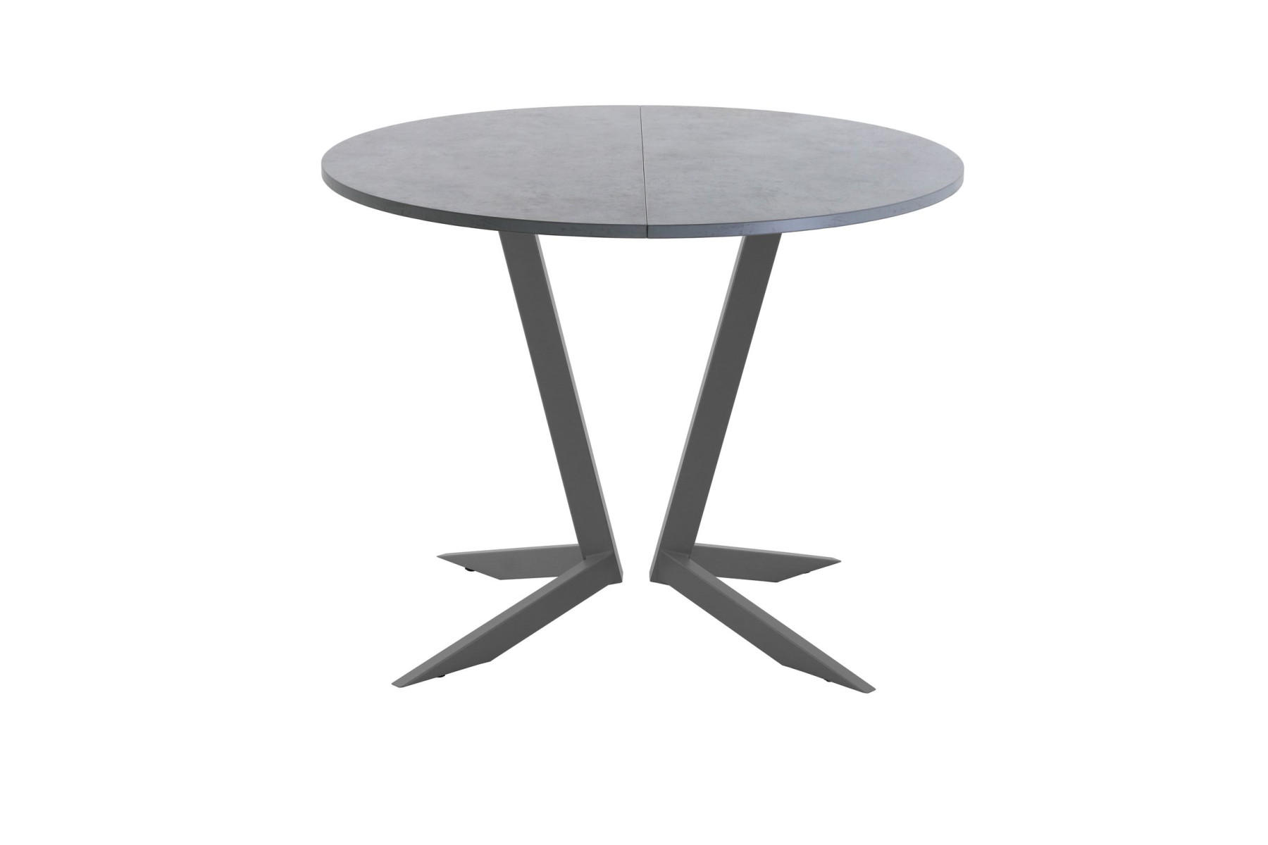 Обеденный стол AMC Elite (серии SLIM) / E19(900) D1 (графит/Бетон Чикаго светло-серый)