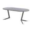 Обеденный стол AMC Elite (серии SLIM) / E19(900) D1 (графит/Бетон Чикаго светло-серый)