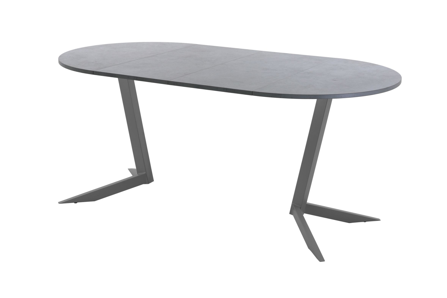Обеденный стол AMC Elite (серии SLIM) / E19(900) D1 (графит/Бетон Чикаго светло-серый)