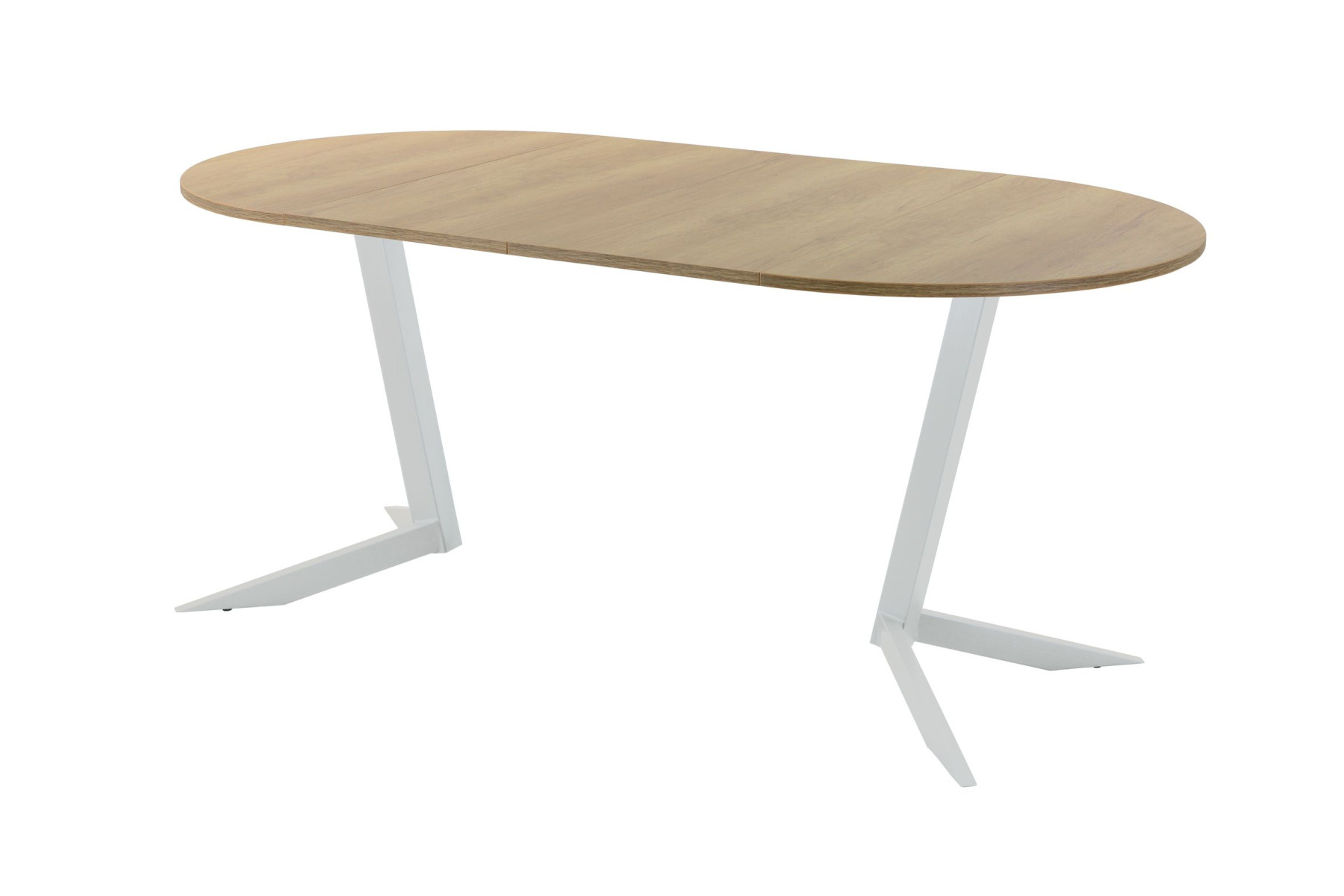 Обеденный стол AMC Elite (серии SLIM) / E19(900) D1 (серебро/Дуб Небраска Натуральный)