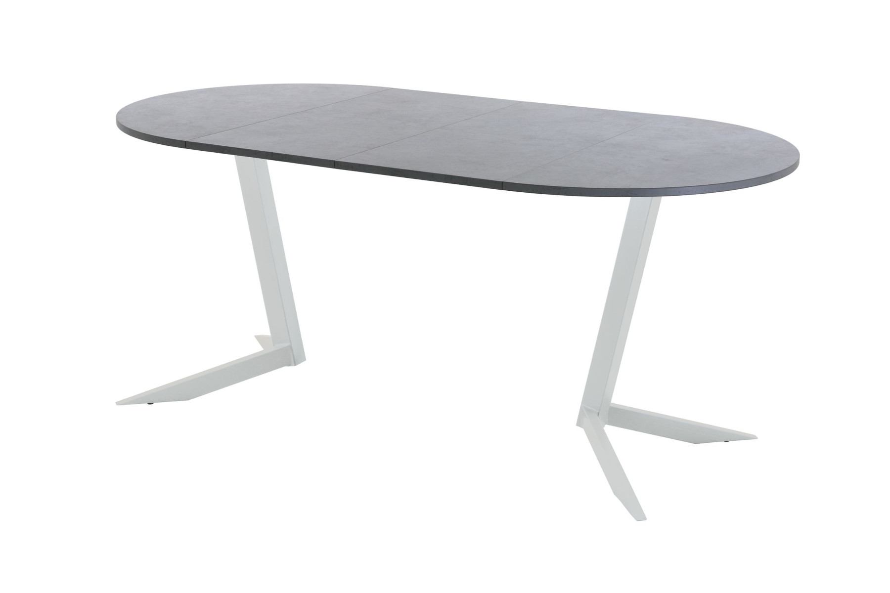 Обеденный стол AMC Elite (серии SLIM) / E19(900) D1 (серебро/Бетон Чикаго светло-серый)