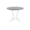 Обеденный стол AMC Elite (серии SLIM) / E19(800) D1 (белый/Бетон Чикаго светло-серый)