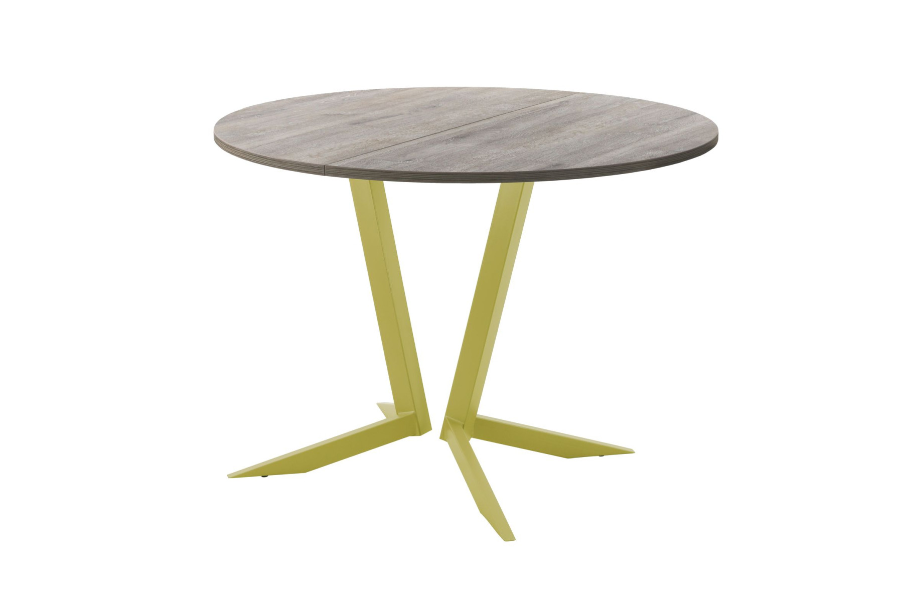 Обеденный стол AMC Elite (серии SLIM) / E19(900) D1 (золото/Дуб Уайт-Ривер песочно-бежевый)