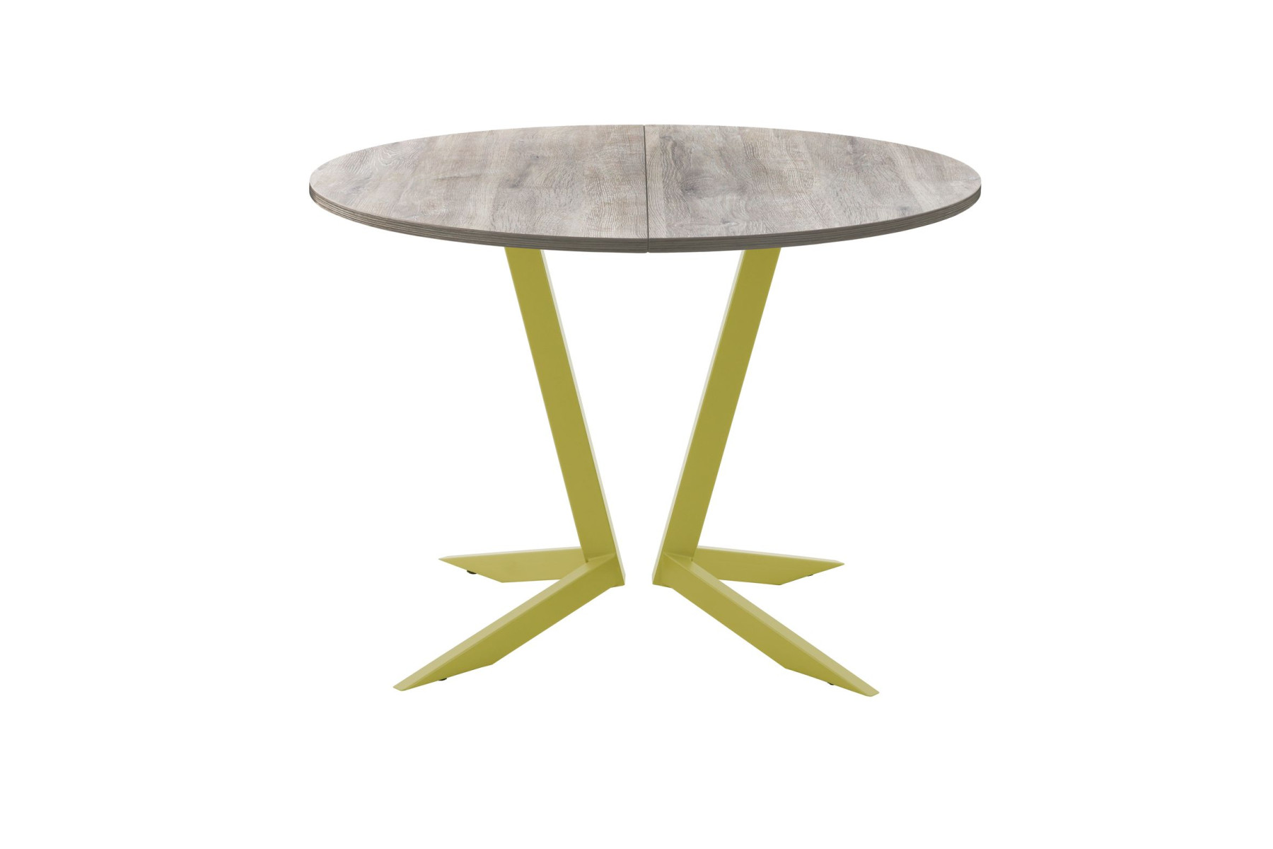 Обеденный стол AMC Elite (серии SLIM) / E19(900) D1 (золото/Дуб Уайт-Ривер песочно-бежевый)