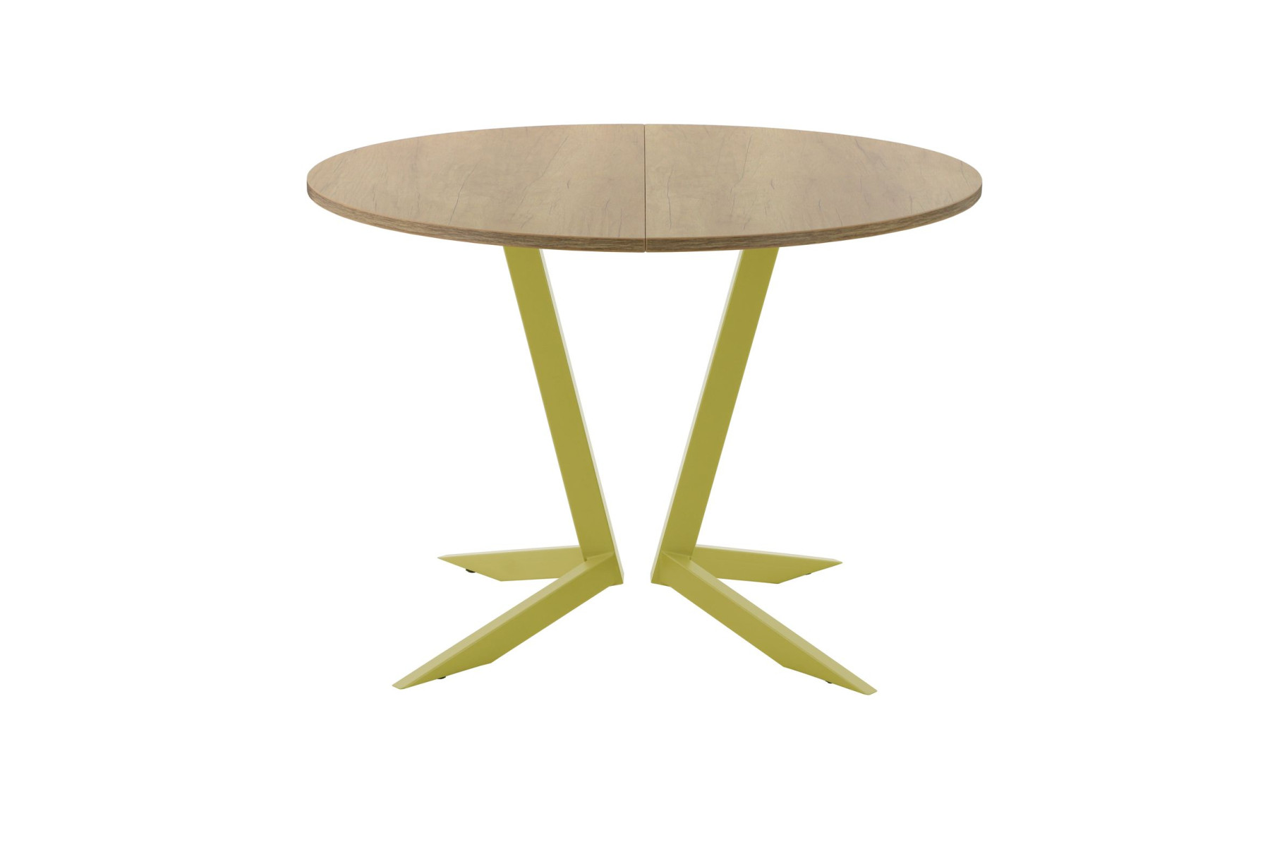 Обеденный стол AMC Elite (серии SLIM) / E19(900) D1 (золото/Дуб Небраска Натуральный)