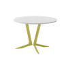 Обеденный стол AMC Elite (серии SLIM) / E19(900) D1 (золото/Мрамор Кристалл)