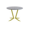 Обеденный стол AMC Elite (серии SLIM) / E19(800) D1 (золото/Бетон Чикаго светло-серый)