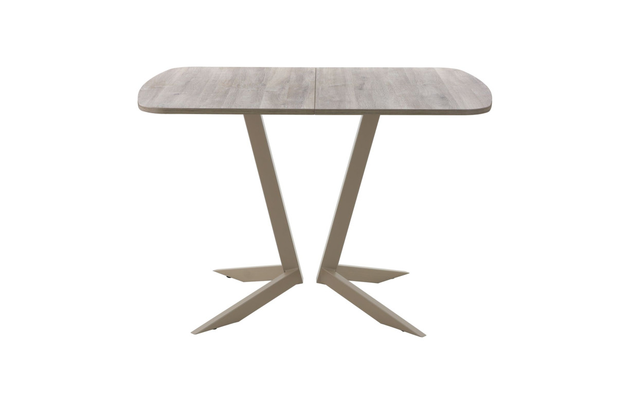 Обеденный стол AMC Elite (серии SLIM) / E19(1200) D2 (капучино/Дуб Уайт-Ривер песочно-бежевый)