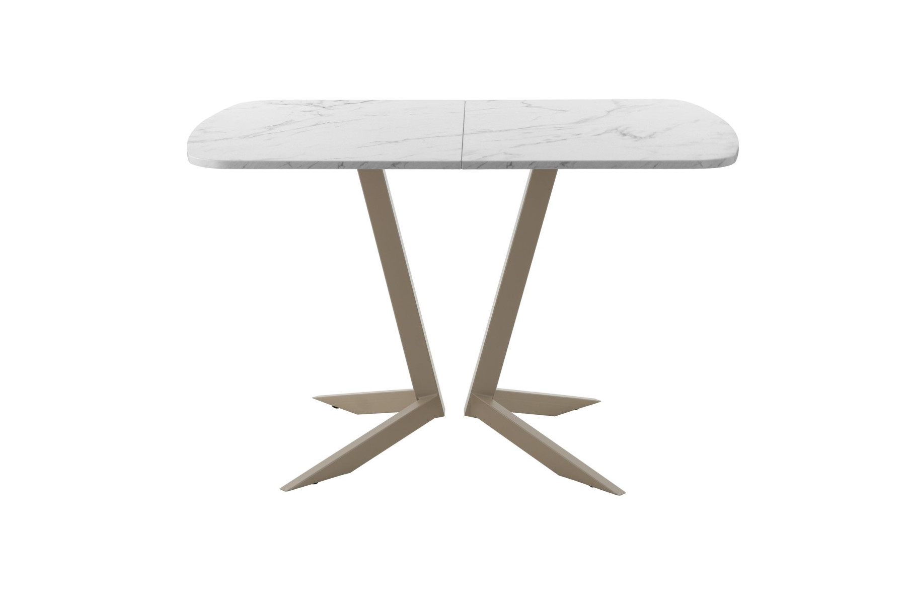 Обеденный стол AMC Elite (серии SLIM) / E19(1100) D2 (капучино/Мрамор Кристалл)