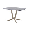 Обеденный стол AMC Elite (серии SLIM) / E19(1200) D2 (капучино/Бетон Чикаго светло-серый)