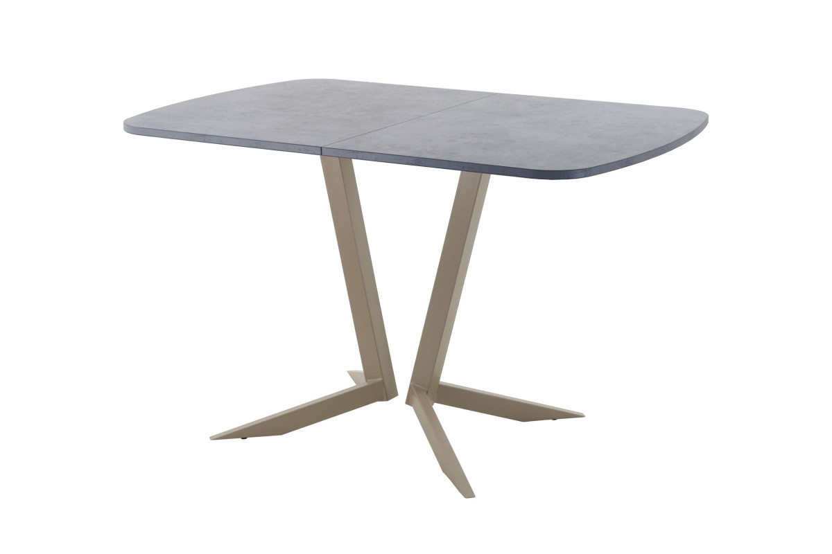 Обеденный стол AMC Elite (серии SLIM) / E19(1200) D2 (капучино/Бетон Чикаго светло-серый)