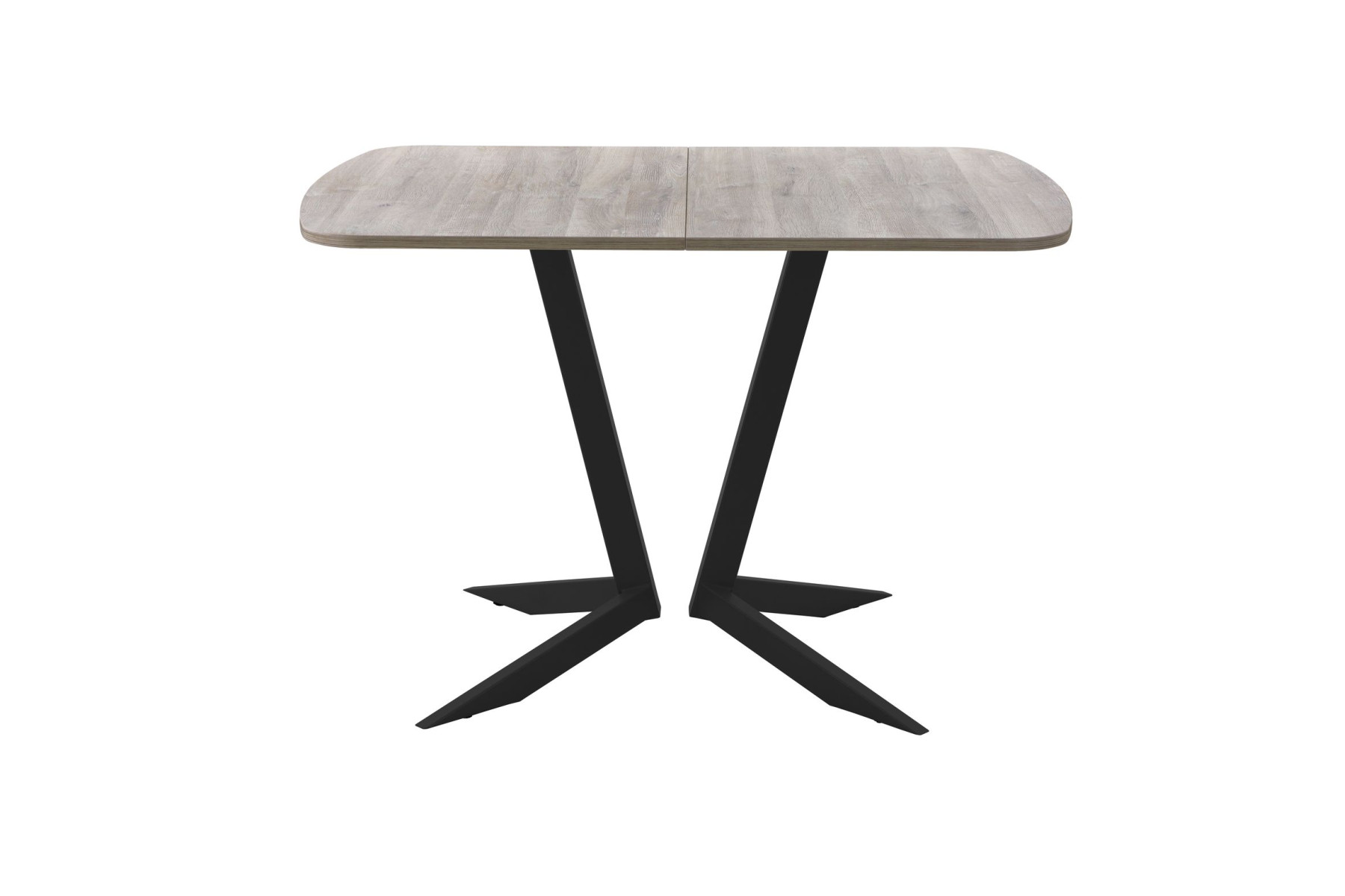 Обеденный стол AMC Elite (серии SLIM) / E19(1200) D2 (черный/Дуб Уайт-Ривер песочно-бежевый)