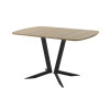 Обеденный стол AMC Elite (серии SLIM) / E19(1100) D2 (черный/Дуб Небраска Натуральный)