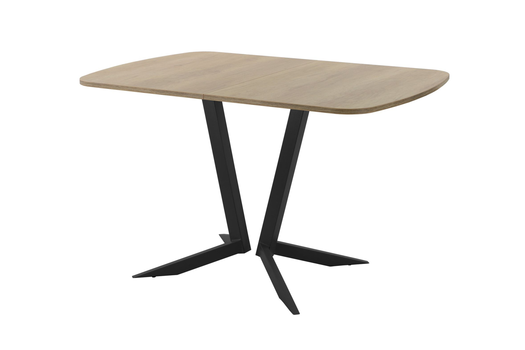 Обеденный стол AMC Elite (серии SLIM) / E19(1100) D2 (черный/Дуб Небраска Натуральный)